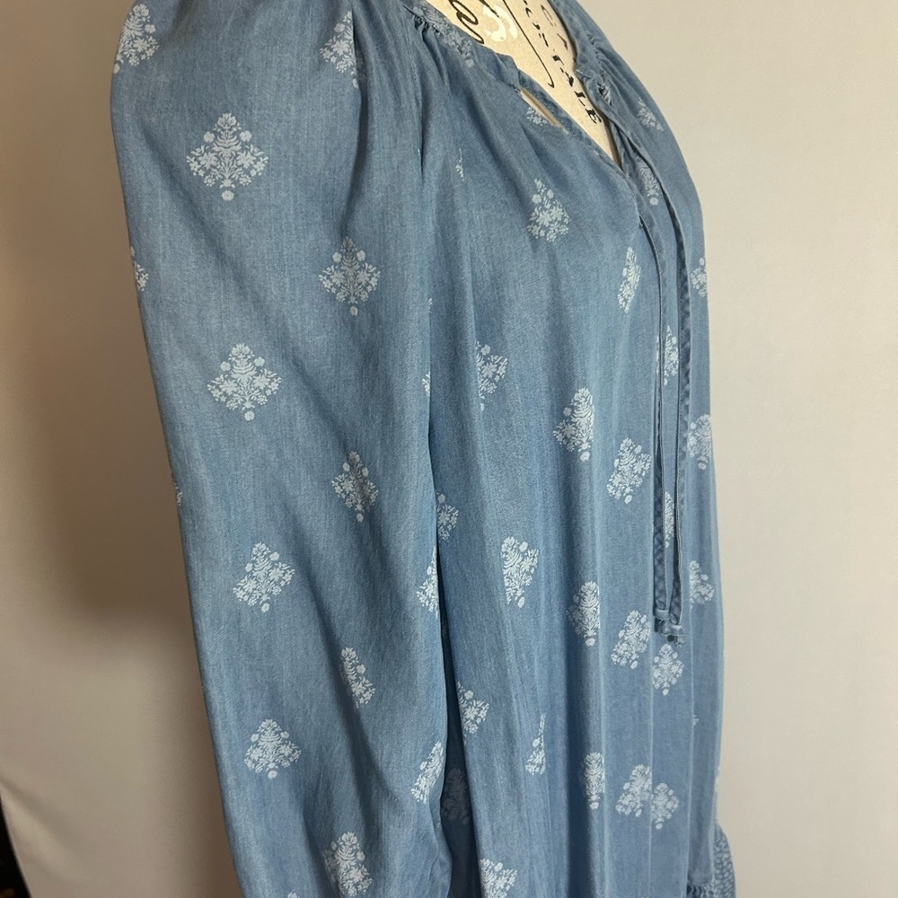 Sonoma x Lauren Lane Blue Dress Large - Picture 4 of 8